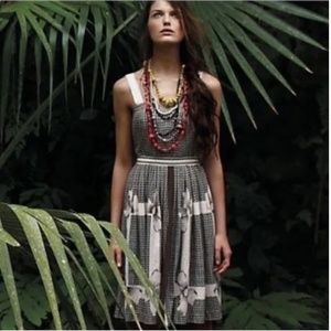 Anthropologie Edme & Esyllte Annona belted floral dress
